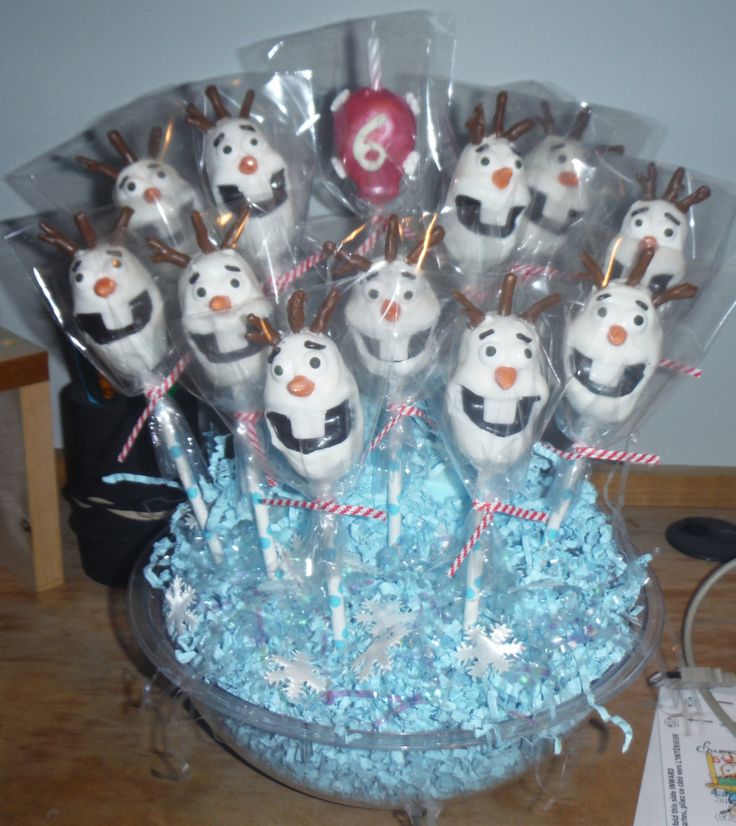 Frozen Cake Pops Frozen Cake Pops