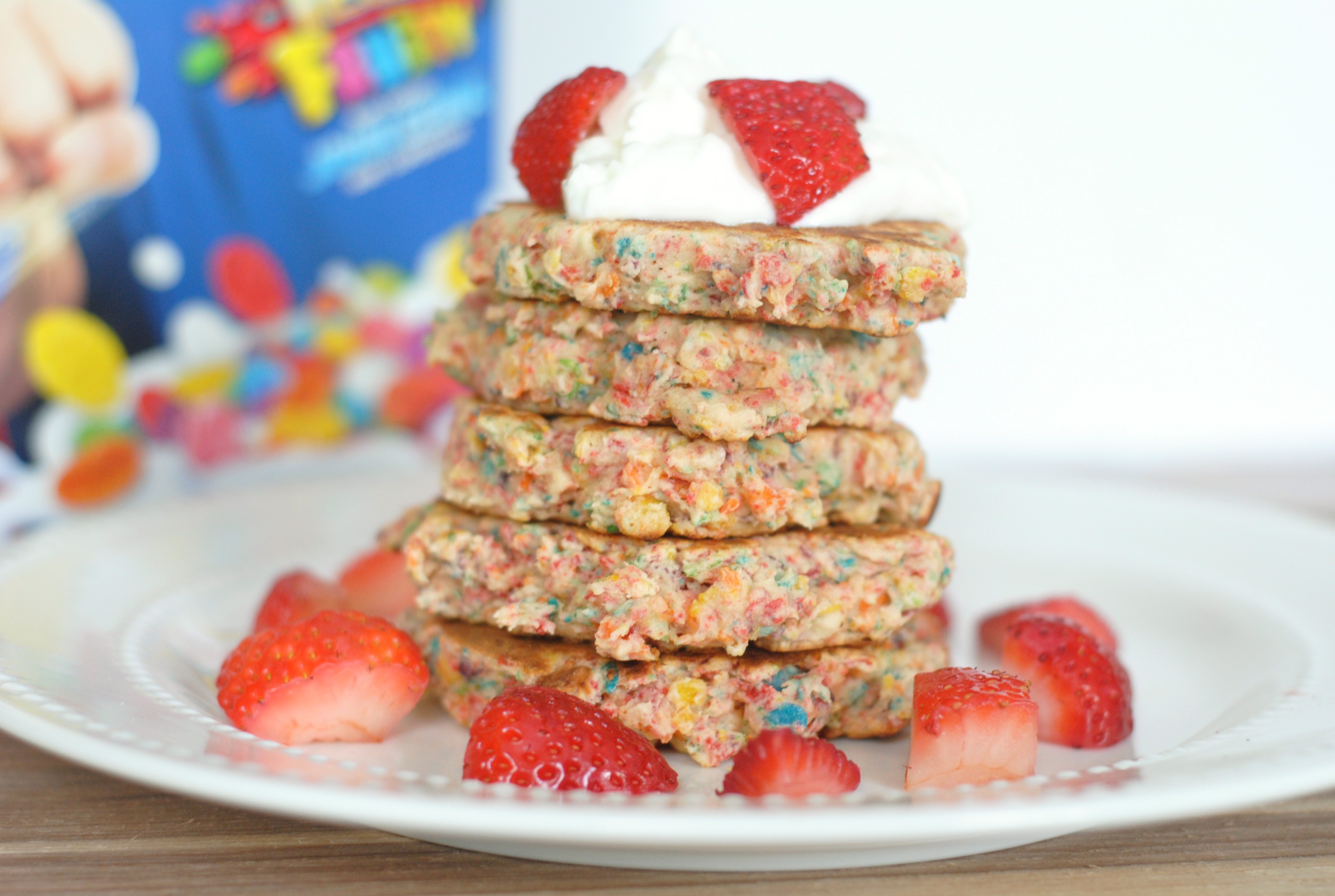 Fruity Pebble Pancake Fruity Pebble Pancake