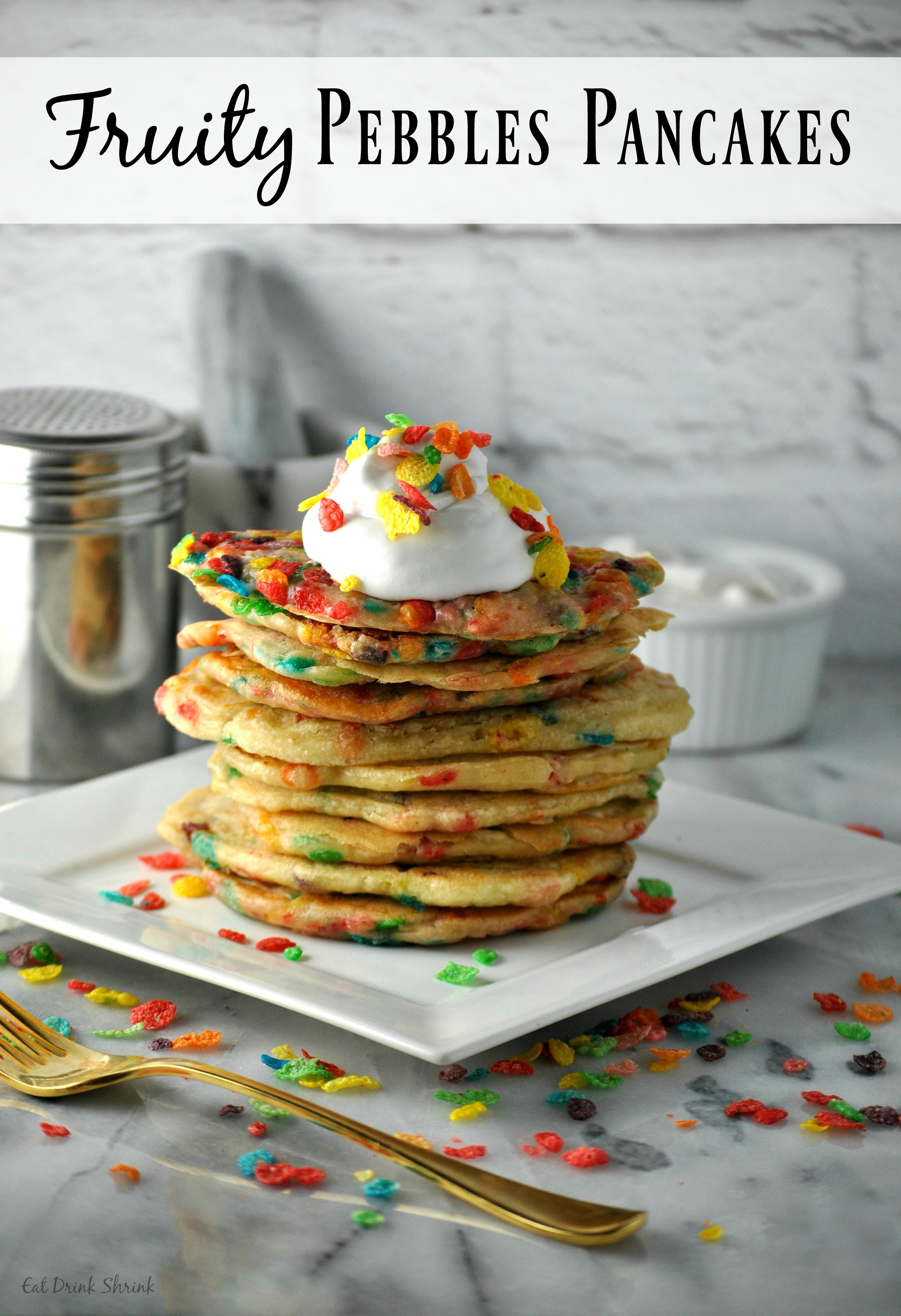 Fruity Pebble Pancake Fruity Pebble Pancake