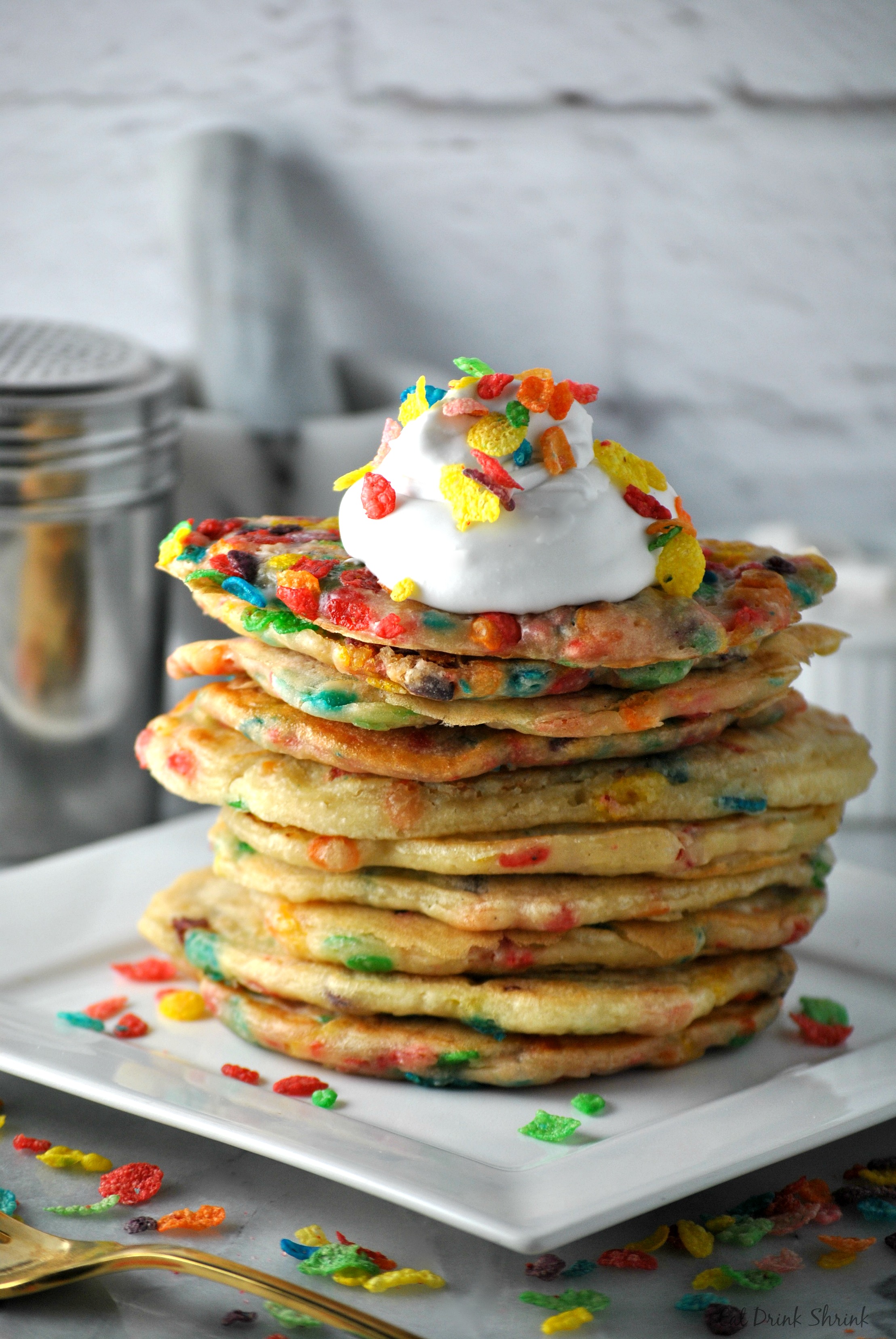 Fruity Pebble Pancake Fruity Pebble Pancake