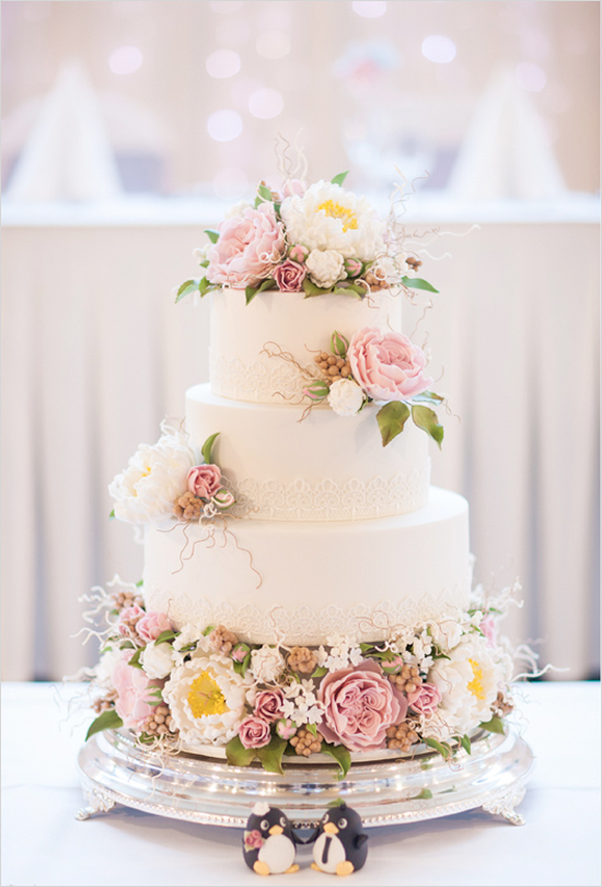 Rustic Garden Wedding Cake Rustic Garden Wedding Cake