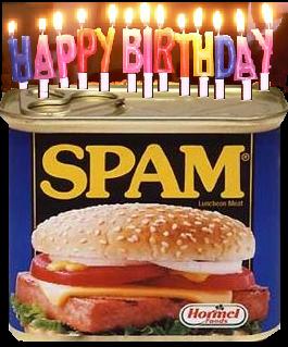 Happy Birthday Spam Cake Happy Birthday Spam Cake