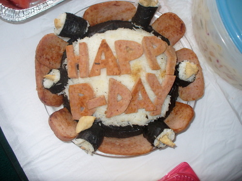 Happy Birthday Spam Cake Happy Birthday Spam Cake
