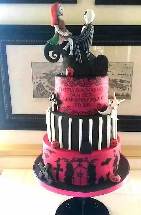 Jack and Sally Wedding Cake Jack and Sally Wedding Cake