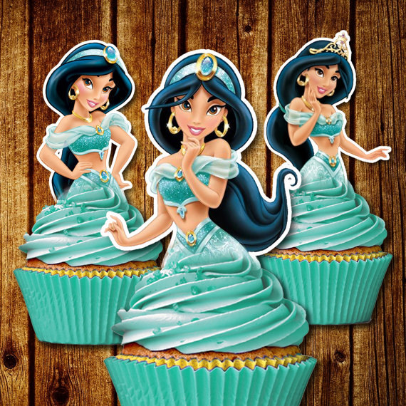 Jasmine Cupcake Topper Jasmine Cupcake Topper