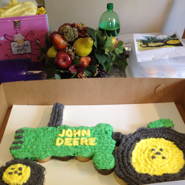 John Deere Tractor Cake Cupcakes