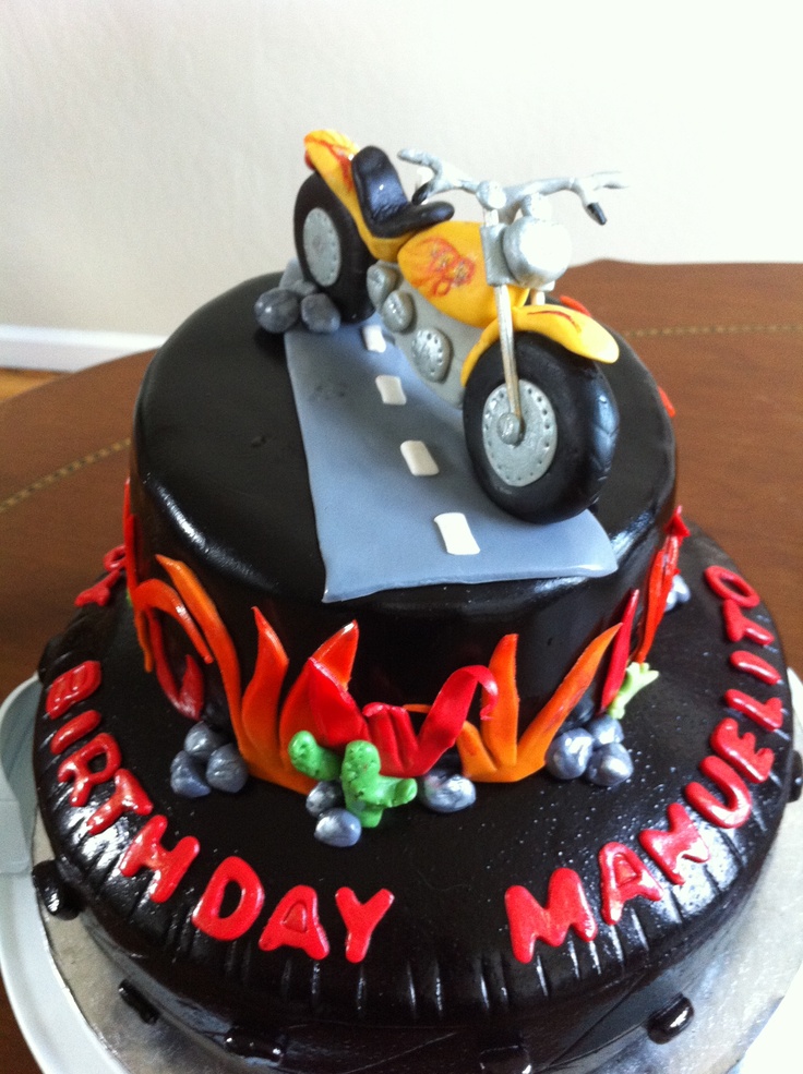 Motorcycle Birthday Cake Motorcycle Birthday Cake