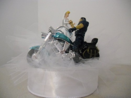 Motorcycle Wedding Cake Topper Motorcycle Wedding Cake Topper