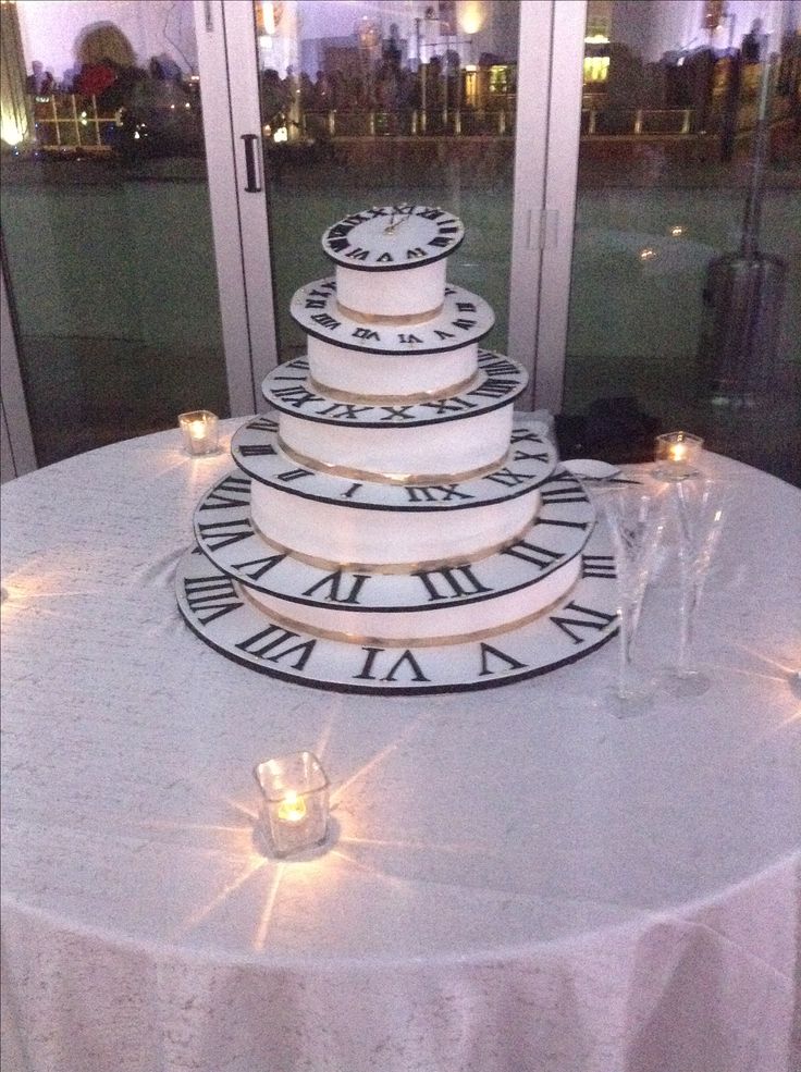 New Year's Eve Wedding Cake New Year's Eve Wedding Cake