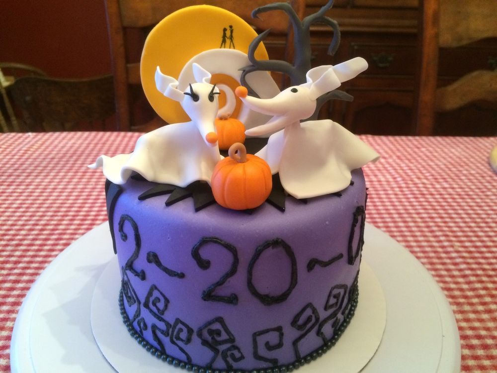 Nightmare Before Christmas Edible Cake Topper Nightmare Before Christmas Edible Cake Topper