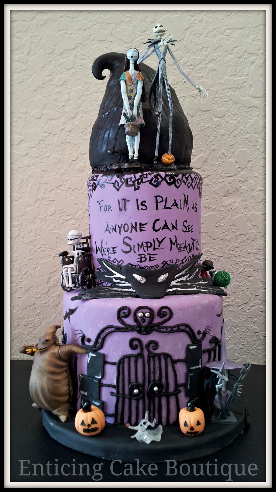 Nightmare Before Christmas Wedding Cake Nightmare Before Christmas Wedding Cake