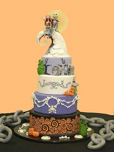 Nightmare Before Christmas Wedding Cake Nightmare Before Christmas Wedding Cake