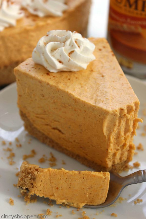 No-Bake Pumpkin Cheesecake No-Bake Pumpkin Cheesecake