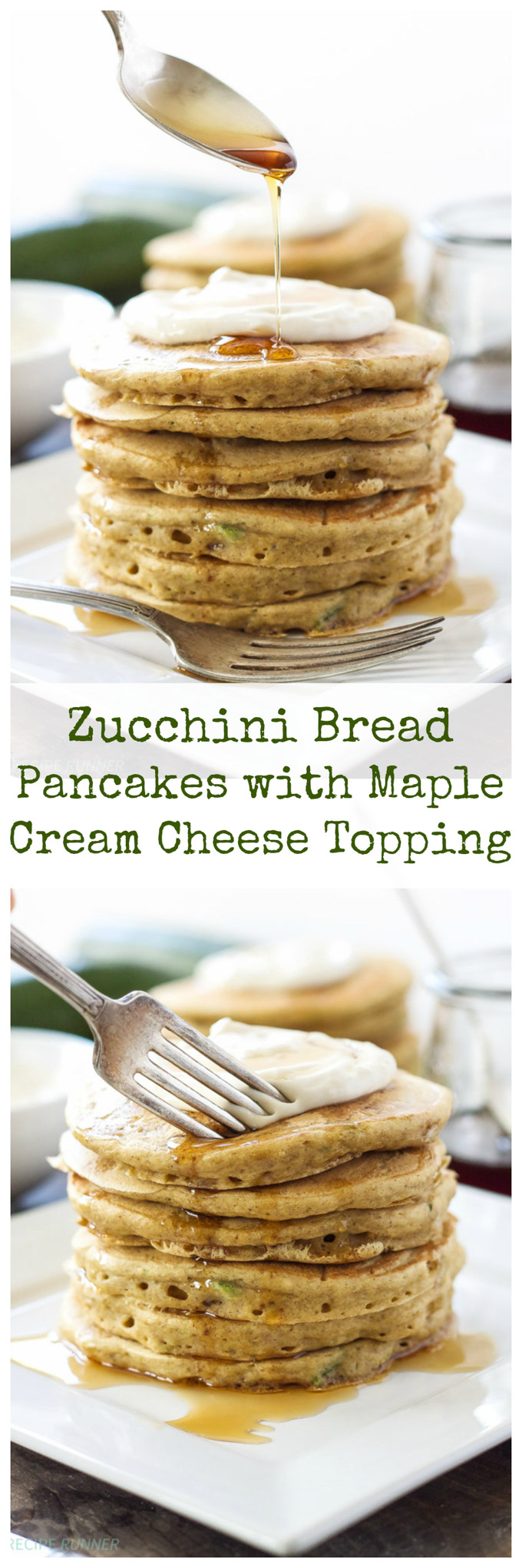 Pancakes with Cream Cheese Topping Pancakes with Cream Cheese Topping