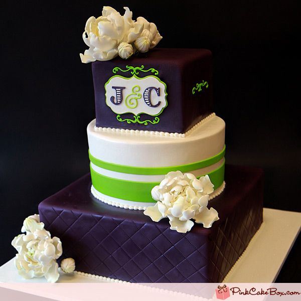 Purple Wedding Cake Purple Wedding Cake