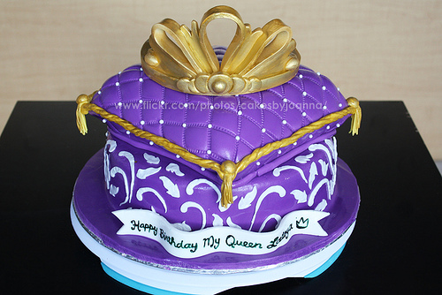 Queen Themed Birthday Cake