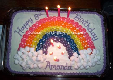 Rainbow Birthday Cake