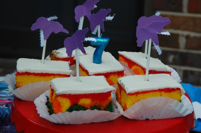 Rainbow Unicorn Sheet Cake