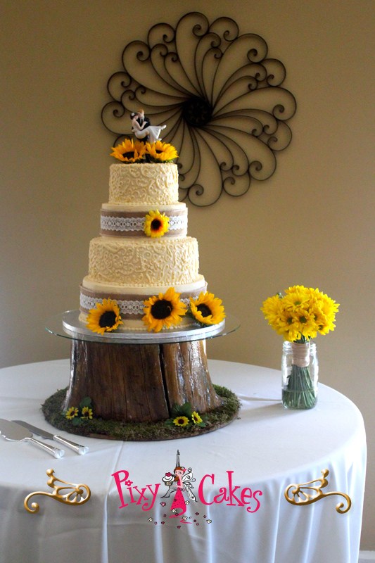 Rustic Country Wedding Cake Rustic Country Wedding Cake