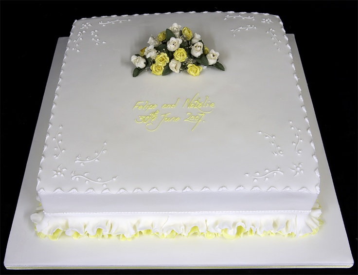 Simple One Layer Wedding Cakes Simple One Layer Wedding Cakes