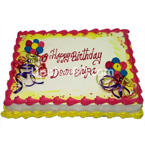 Square Birthday Cake Designs Square Birthday Cake Designs