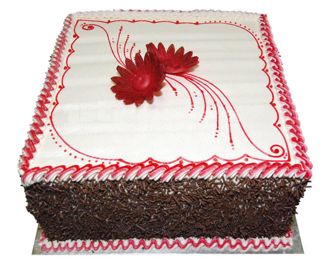 Square Chocolate Birthday Cake Square Chocolate Birthday Cake