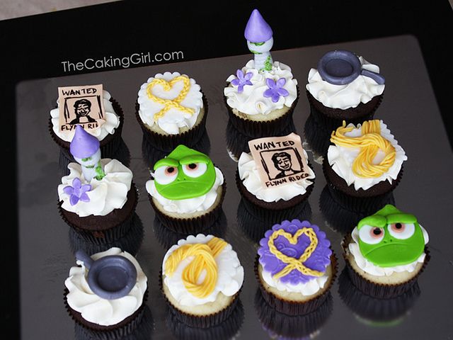 Tangled Cupcakes Tangled Cupcakes