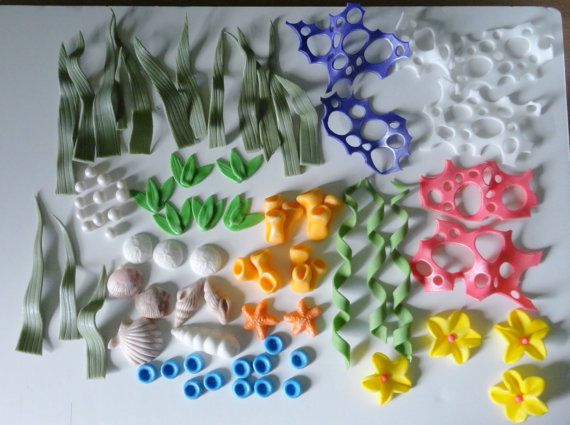 Under the Sea Edible Cake Decorations Under the Sea Edible Cake Decorations