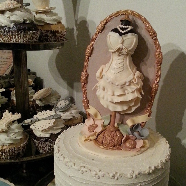 5 Photos of Victorian Bridal Shower Cakes 5 Photos of Victorian Bridal Shower Cakes