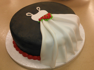 Wedding Dress Bridal Shower Cake Wedding Dress Bridal Shower Cake