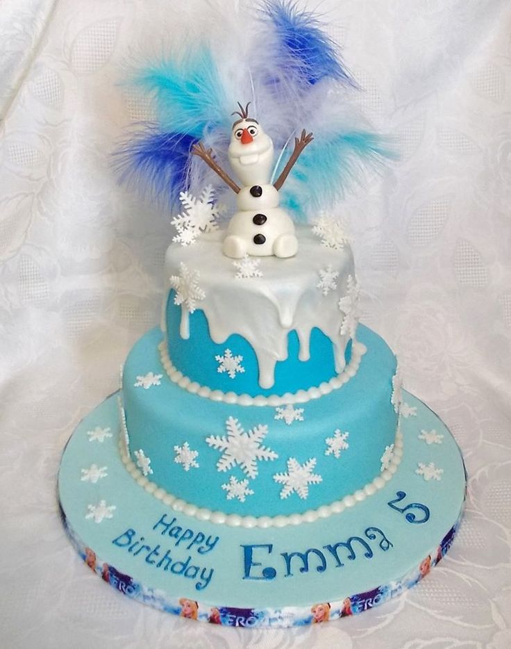 2 Tier Birthday Cake Frozen 2 Tier Birthday Cake Frozen