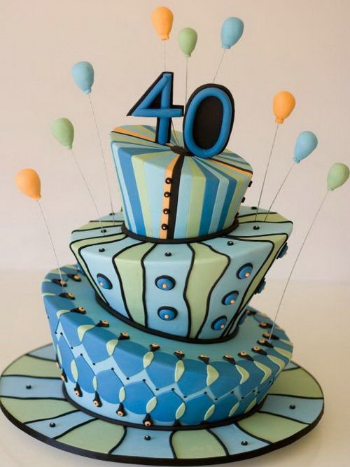 40th Birthday Cake Ideas