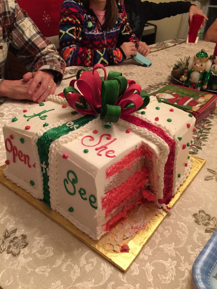 Baby Gender Reveal Cake Baby Gender Reveal Cake
