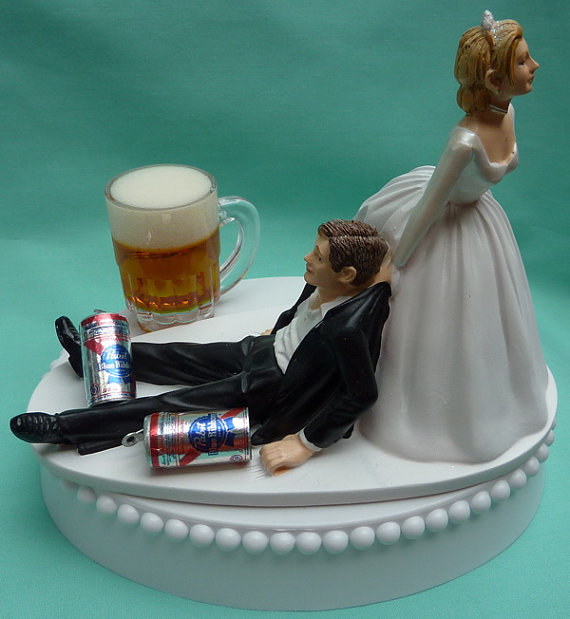 Beer Wedding Cake Topper Beer Wedding Cake Topper