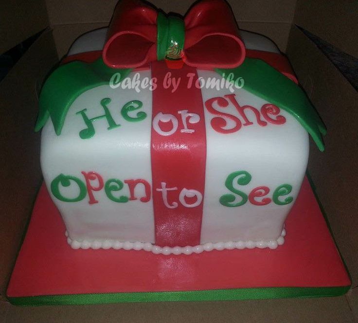 13 Photos of Christmas Gender Reveal Cakes On Pinterest 13 Photos of Christmas Gender Reveal Cakes On Pinterest