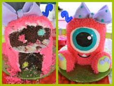 Cute Girly Monster Cake Cute Girly Monster Cake