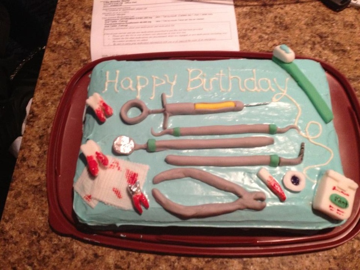 Dental Birthday Cake
