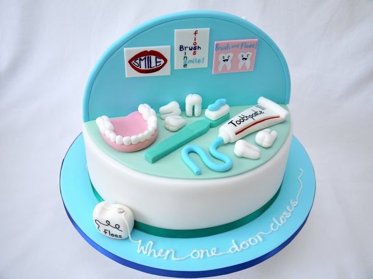 Dentist Birthday Cake