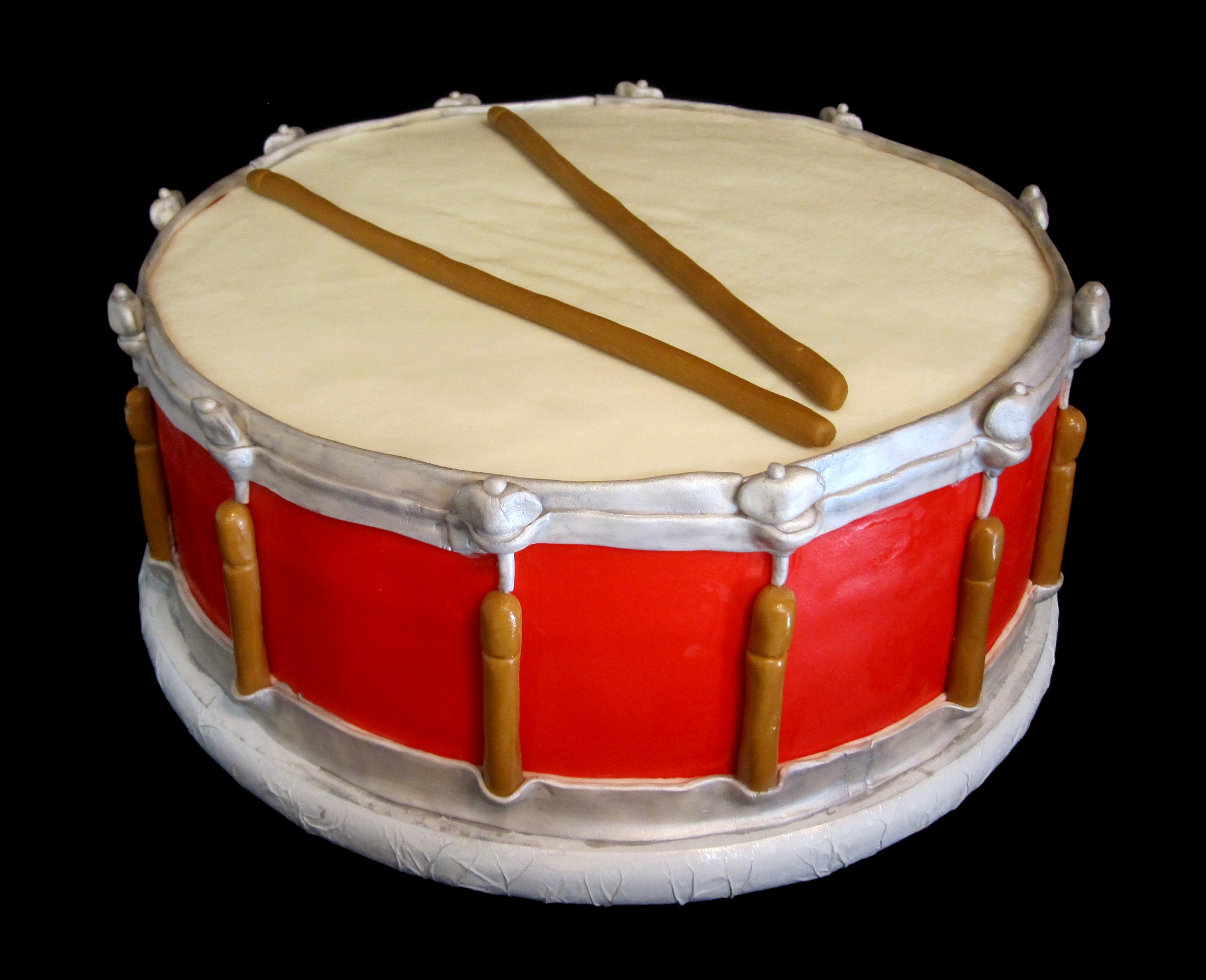 12 Photos of Drum Cakes No Fondant 12 Photos of Drum Cakes No Fondant