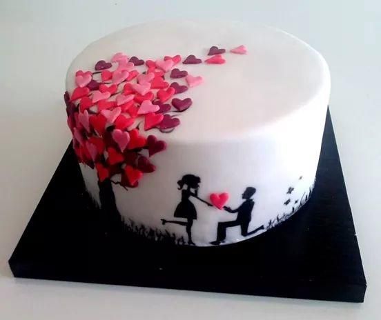 Engagement Cake Ideas Pinterest