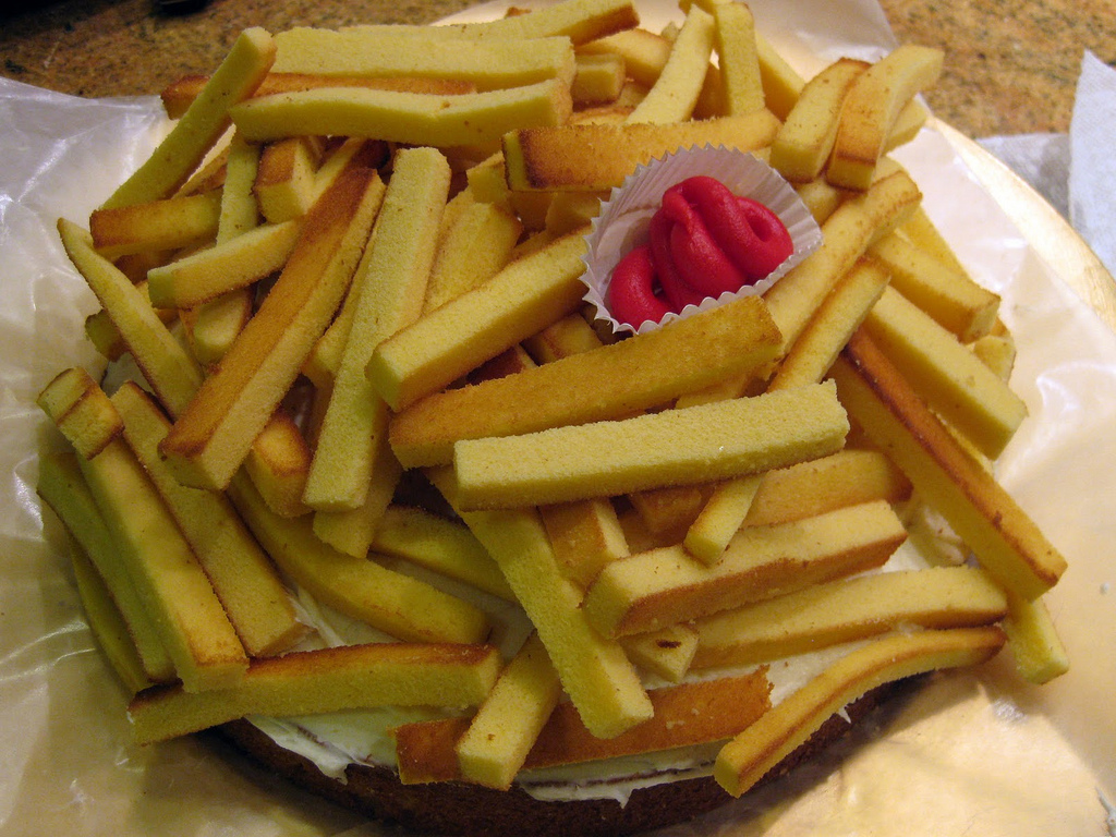 French Fries Cake French Fries Cake