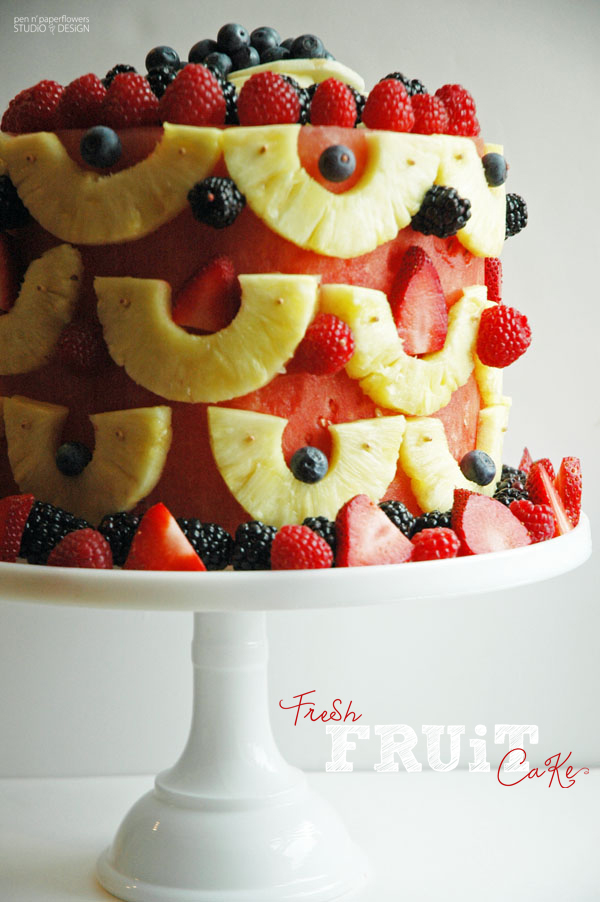Fresh Fruit Cake Fresh Fruit Cake