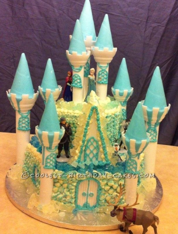 Frozen Disney Castle Cake Ideas Frozen Disney Castle Cake Ideas
