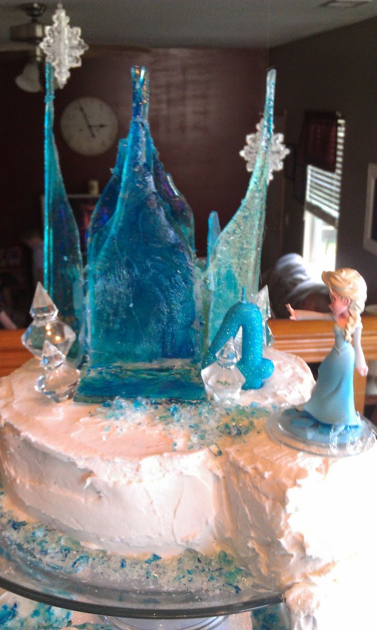 Frozen Ice Castle Cake Frozen Ice Castle Cake