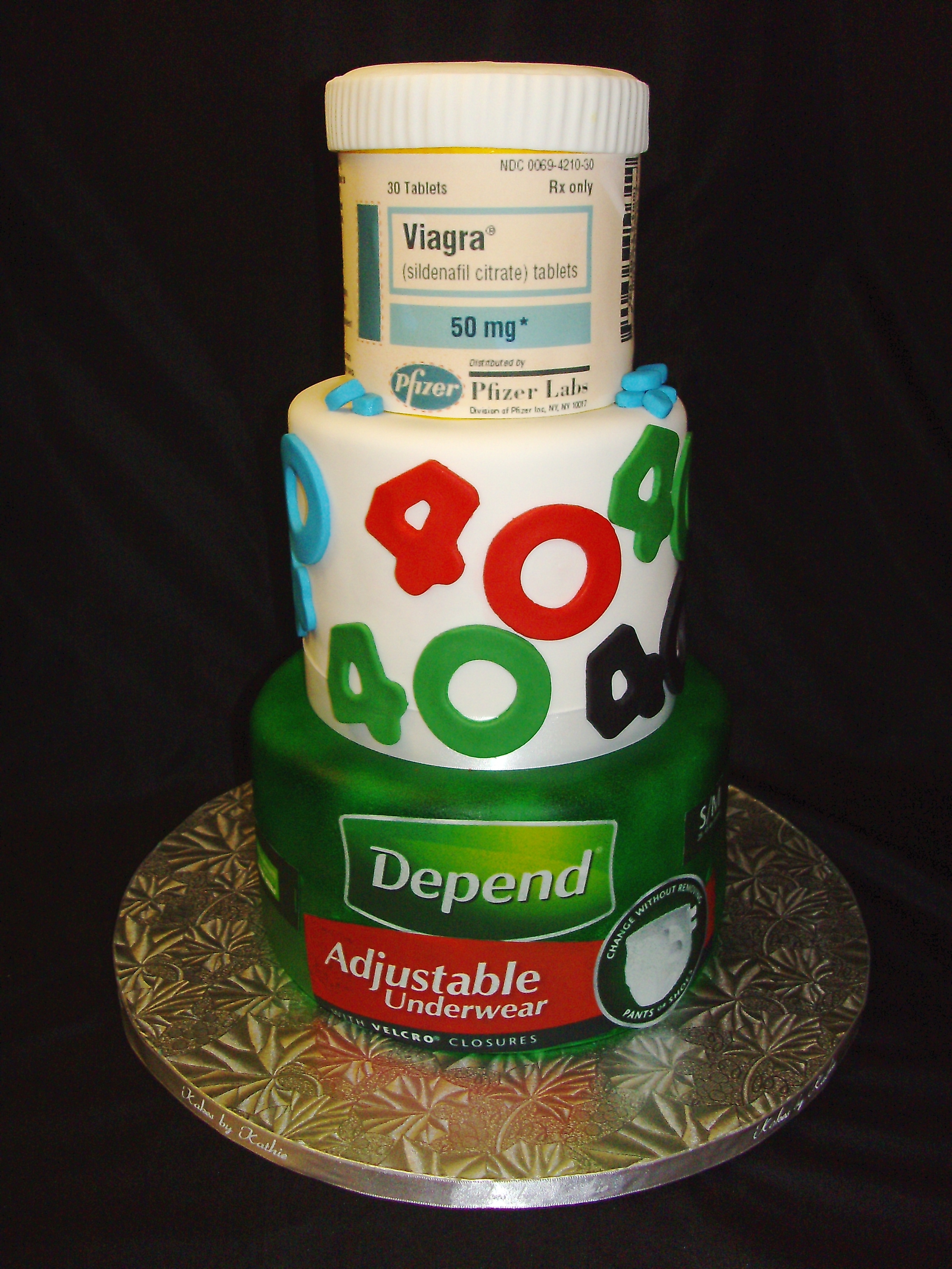 Funny 40th Birthday Cakes