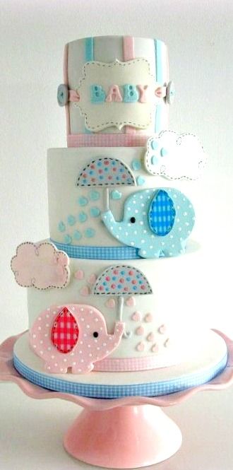 Gender Reveal Cake