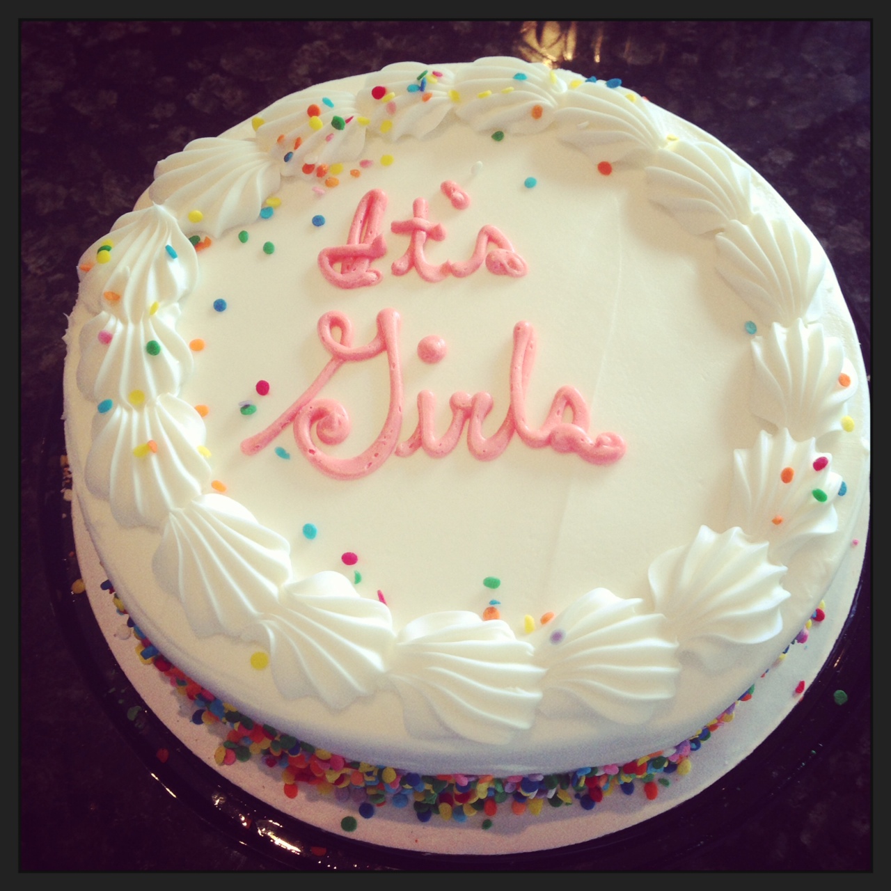 Gender Reveal Cake Gender Reveal Cake