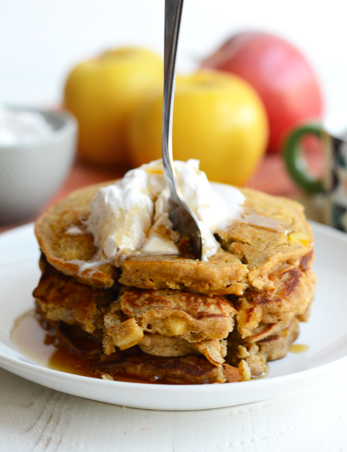 Gluten Free Cinnamon Apple Pancakes Gluten Free Cinnamon Apple Pancakes