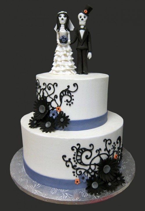 Halloween-themed Wedding Cakes Halloween-themed Wedding Cakes