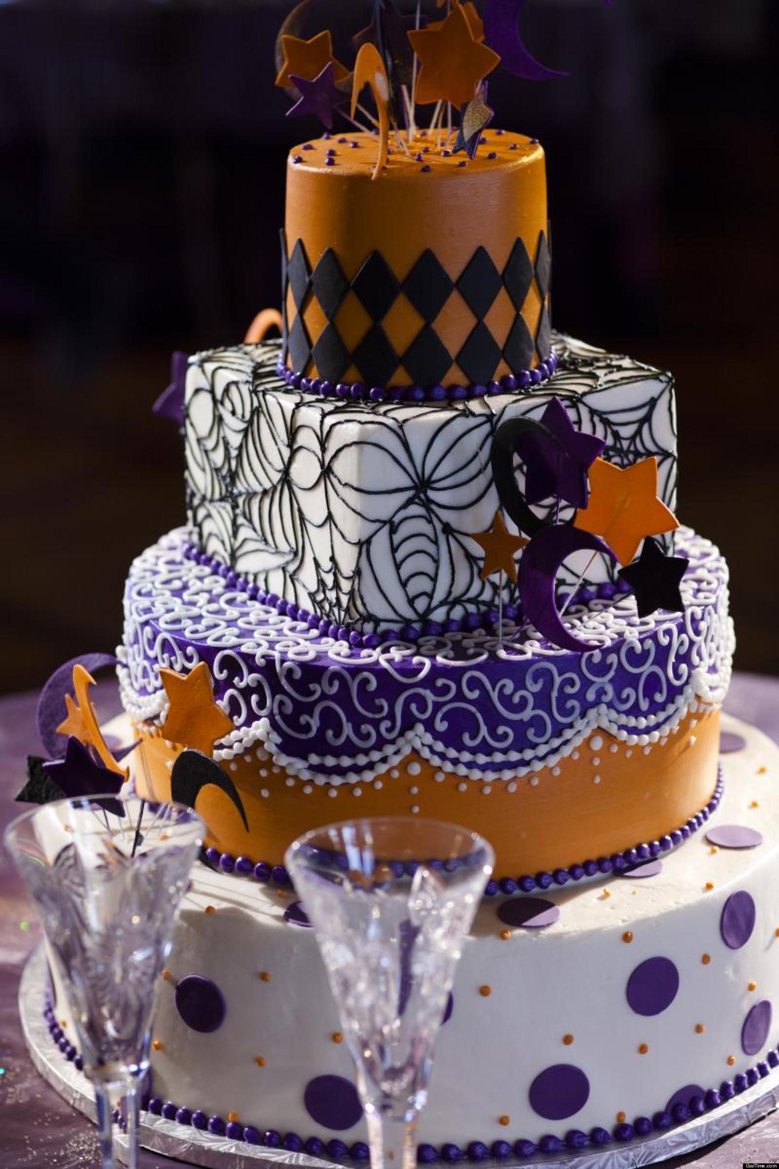 Halloween Wedding Cake Halloween Wedding Cake